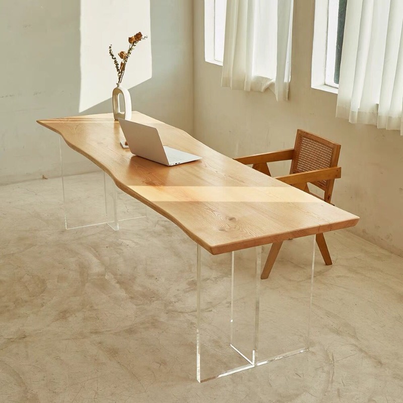 Nordic Solid Wood Acrylic Floa - đánh giá và giá Office Furniture Home