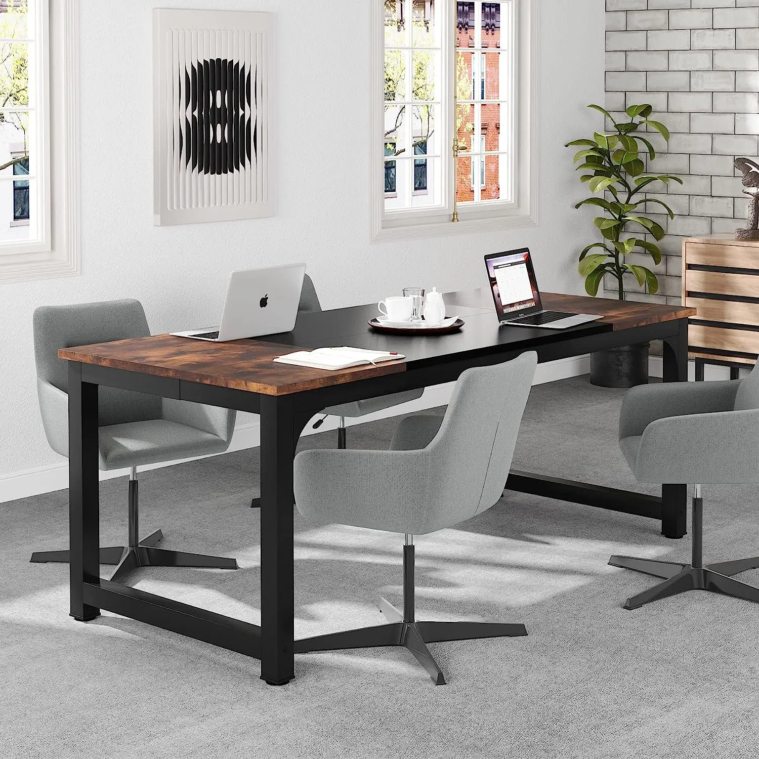 Tribesigns Modern Computer Des - đánh giá và giá Office X Furniture