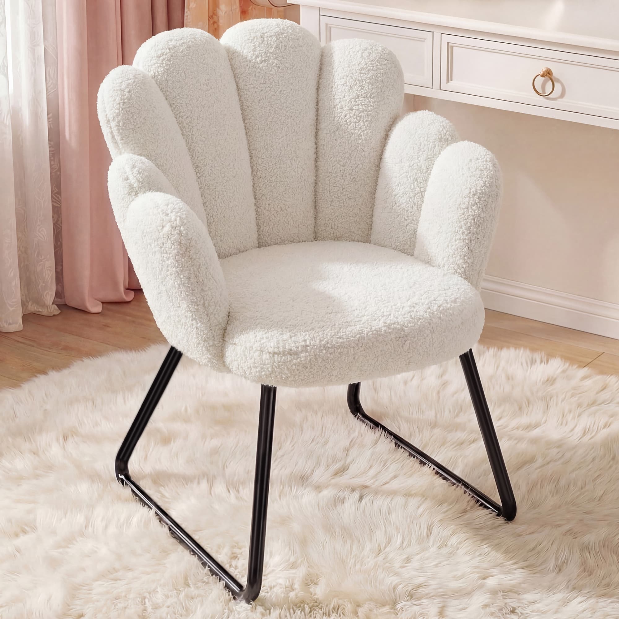 EnHomee Teddy Fleece Accent Ch - đánh giá và giá Office X Furniture