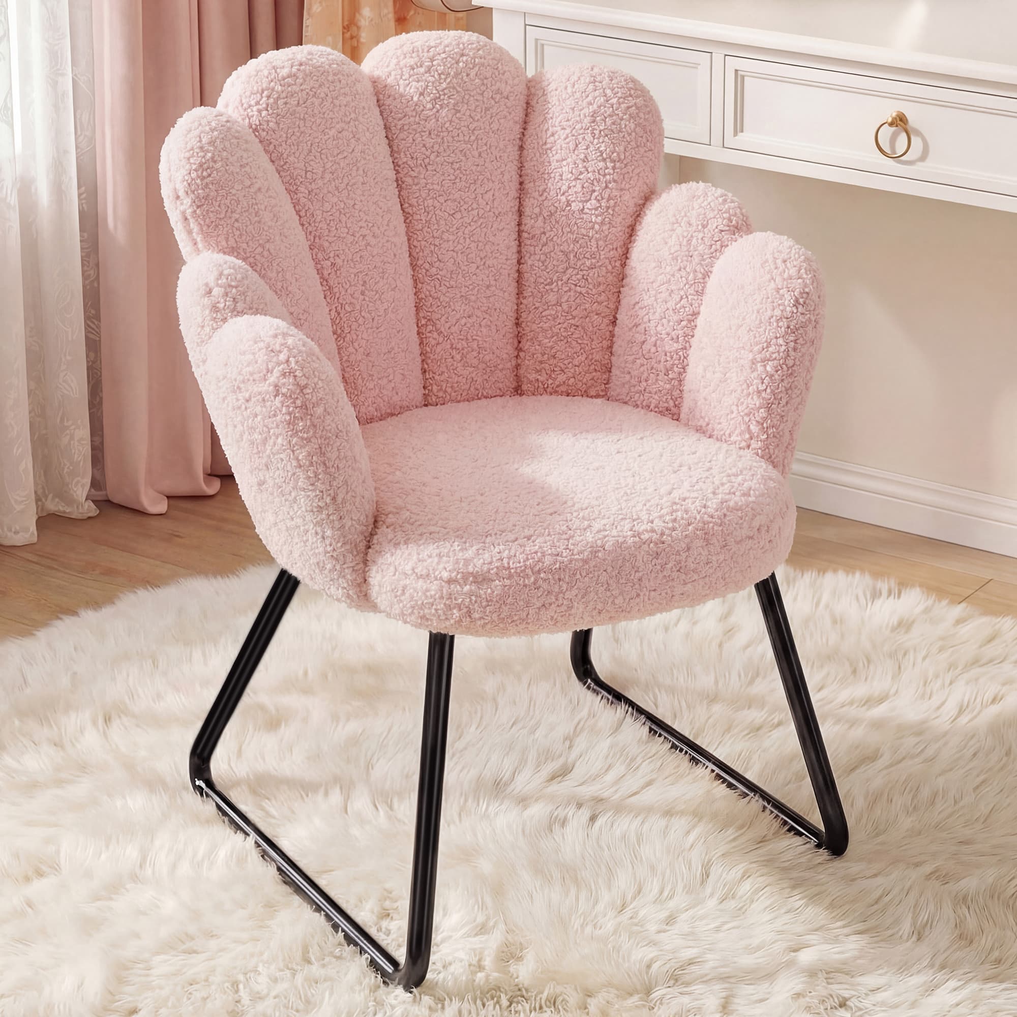 EnHomee Teddy Fleece Accent Ch - đánh giá và giá Office X Furniture