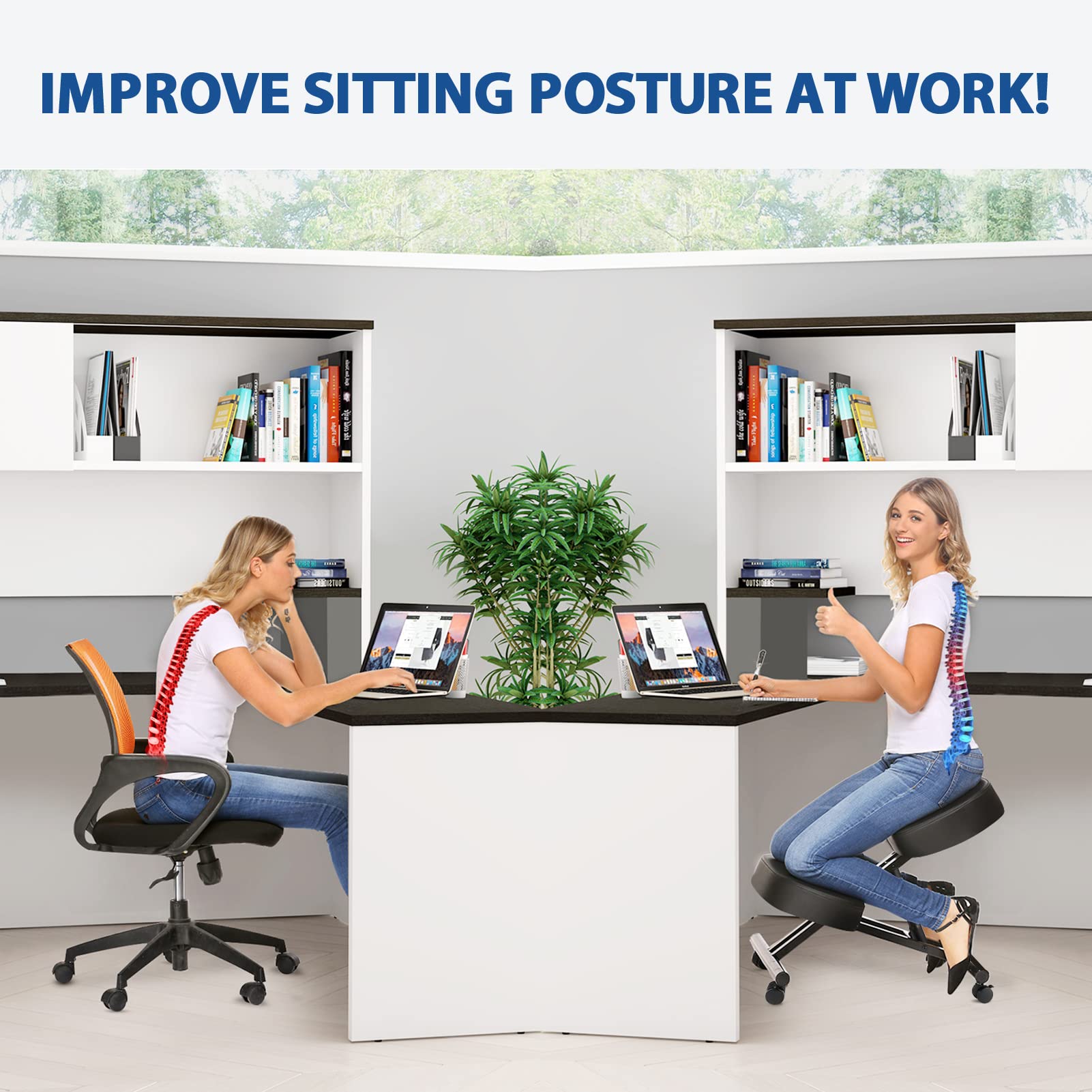Kneeling Chair Ergonomic for O - đánh giá và giá Office Furniture Home