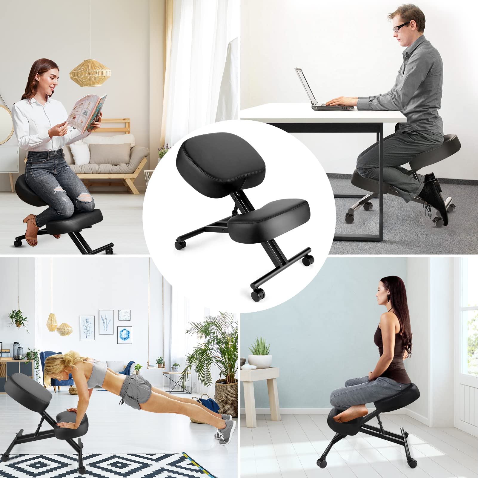 Kneeling Chair Ergonomic for O - đánh giá và giá Office Furniture Home