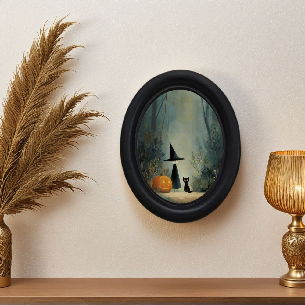 A 3D Vintage Halloween Witch a - đánh giá và giá Office Furniture Home