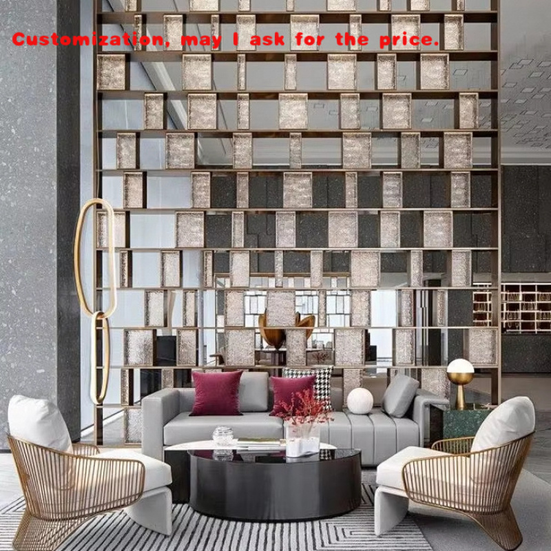 custom.Modern Stainless Steel  - đánh giá và giá Partition Screen Divider
