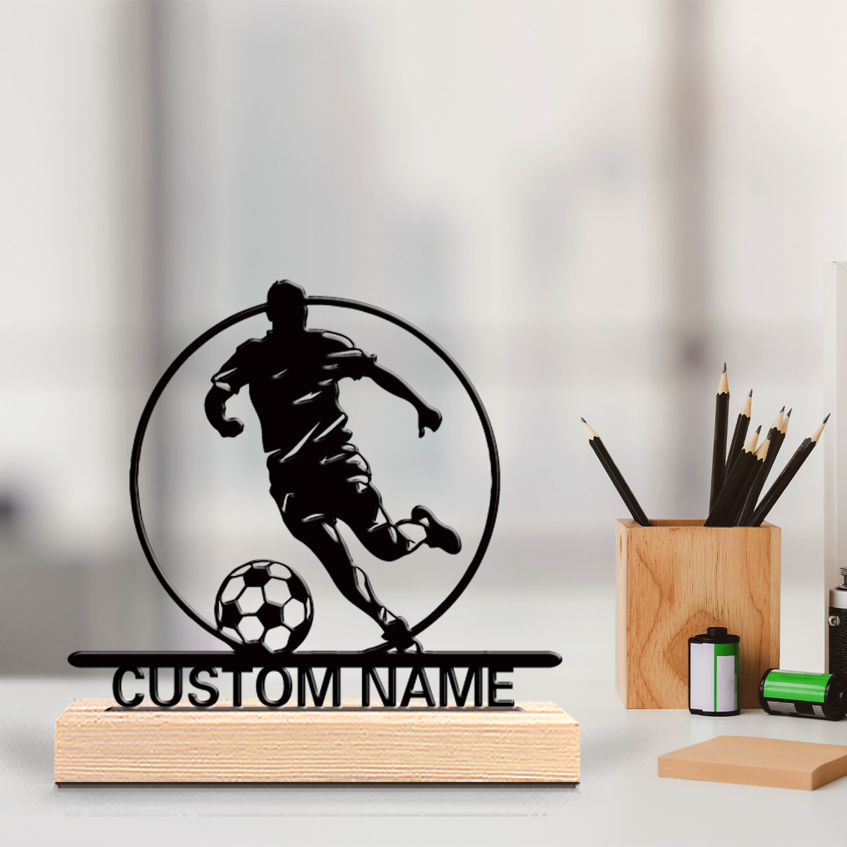 Custom Soccer Player Metal Sta - đánh giá và giá Office Furniture Home