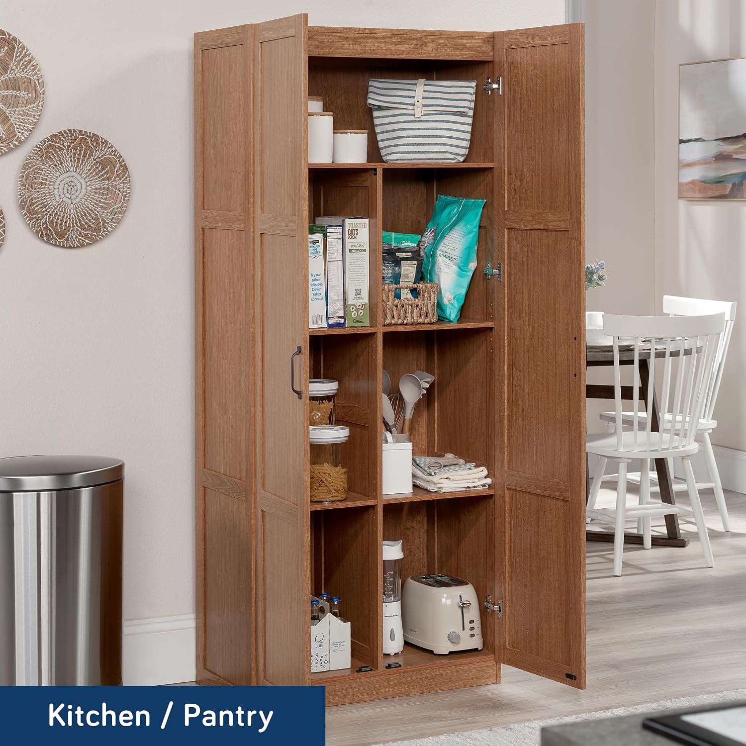 Tall Storage Cabinet, Freestan - đánh giá và giá Office Furniture Home